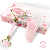 Rose Quartz Roller and Gua Sha - MIJEP