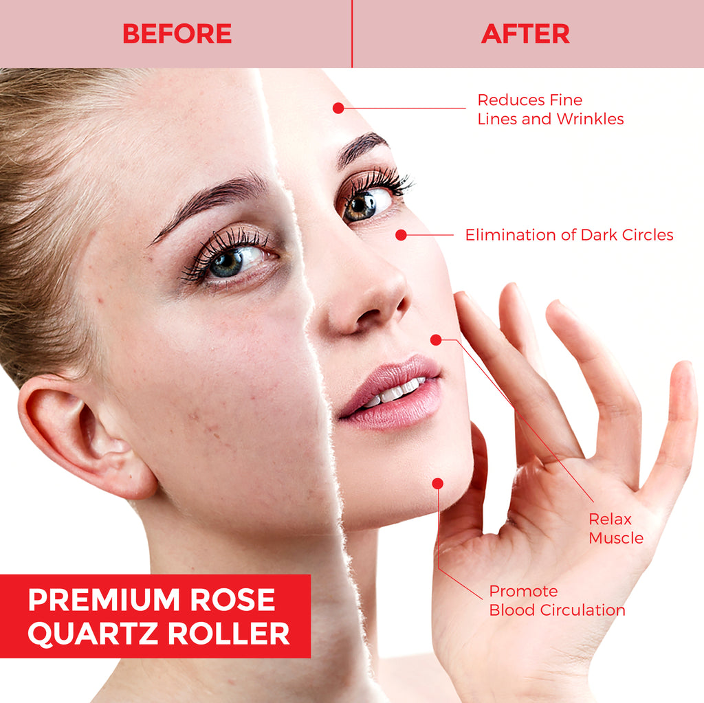 Rose Quartz Roller and Gua Sha - MIJEP