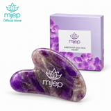 Amethyst Gua Sha Heart - MIJEP