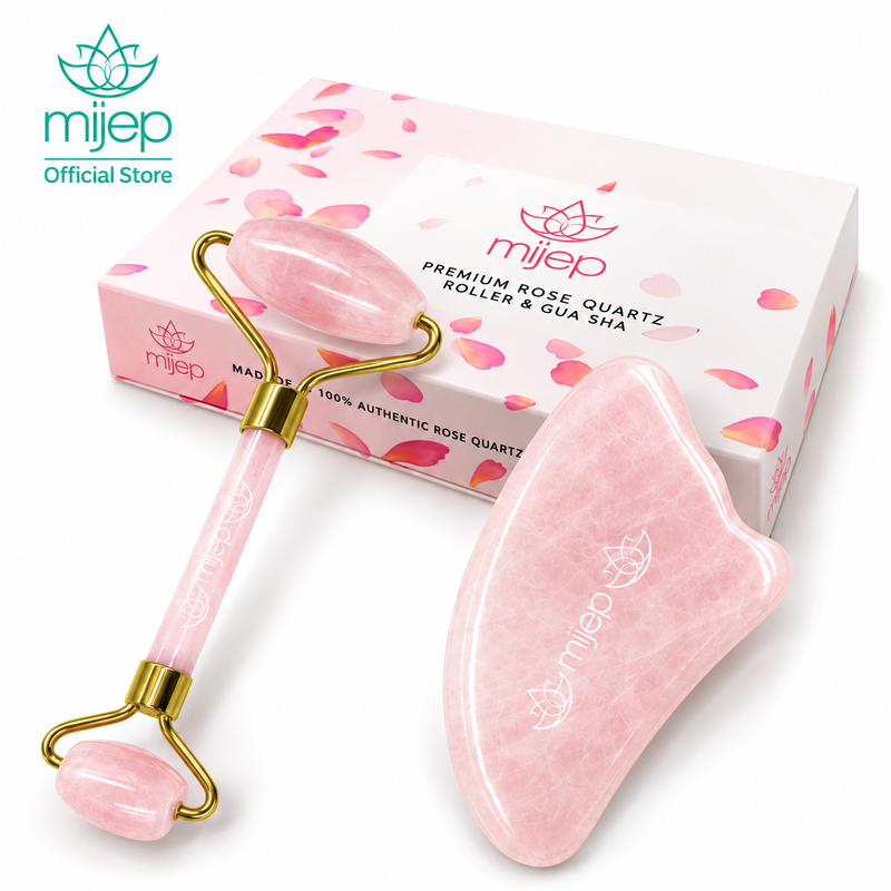 Rose Quartz Roller and Gua Sha