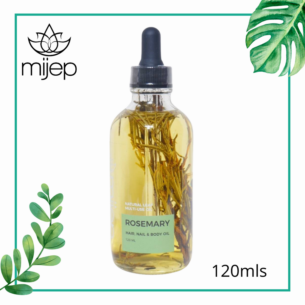 Natural Rosemary Skincare & Body Oil - 120 mls - MIJEP
