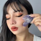 Amethyst Gua Sha Heart - MIJEP