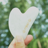 MIJEP White Jade Gua Sha - (Heart shape) - MIJEP