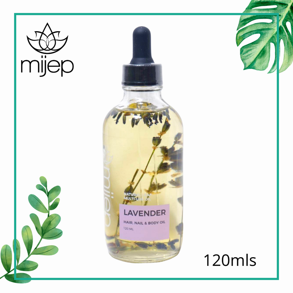 Natural Lavender Skin Care & Body Oil - 120mls - MIJEP