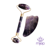 Amethyst Roller with Gua Sha - MIJEP