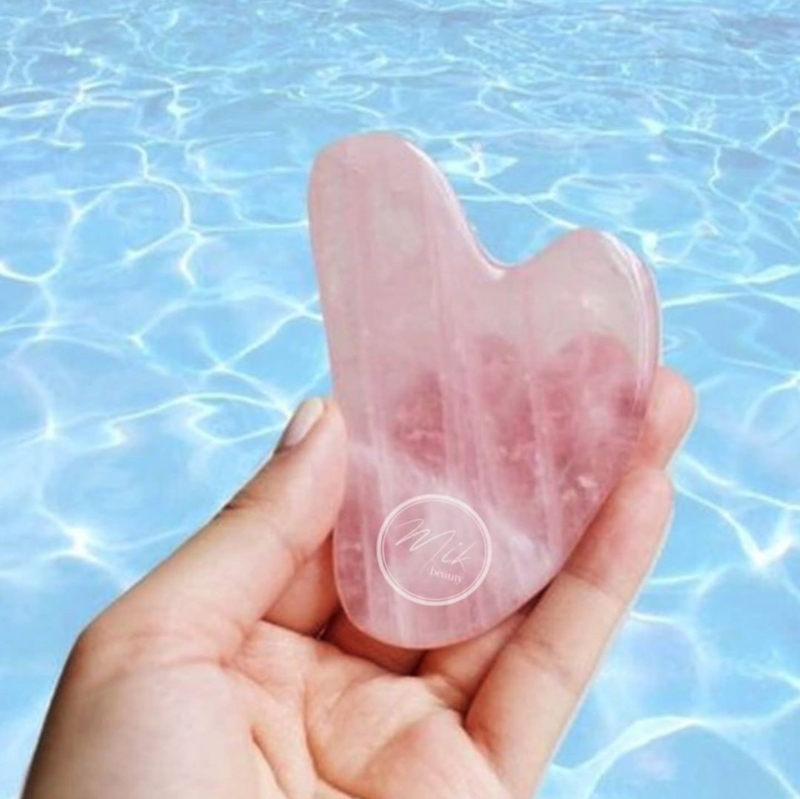 Rose Quartz Gua Sha (Heart Shape) - MIJEP