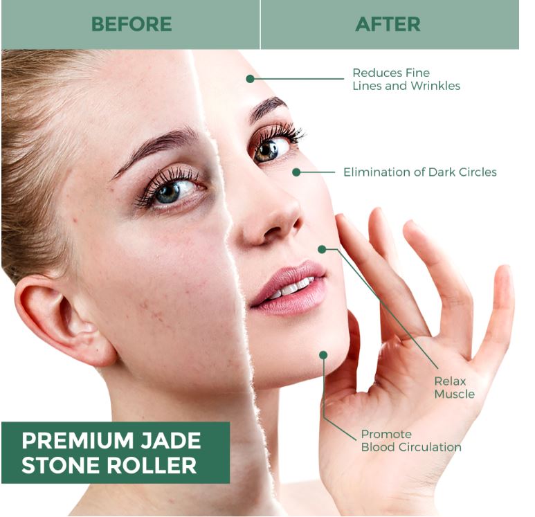 Jade Gua Sha (Leaf Shape) - MIJEP
